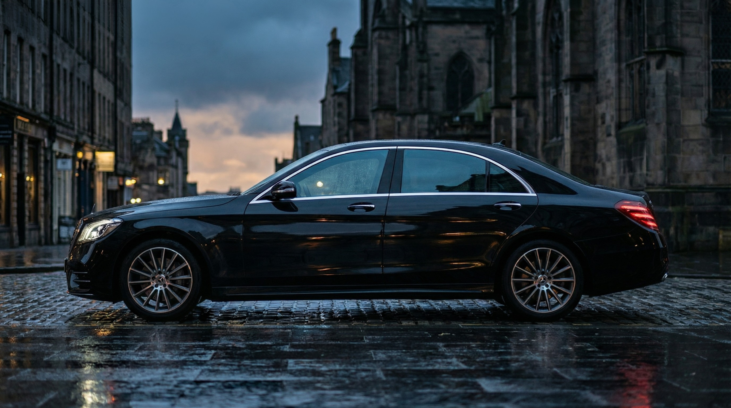 Executive Black Sedan
